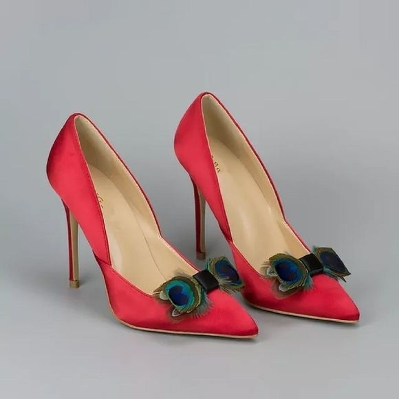 Peacock Inspired Detachable Shoe clip - Picture 4 of 5